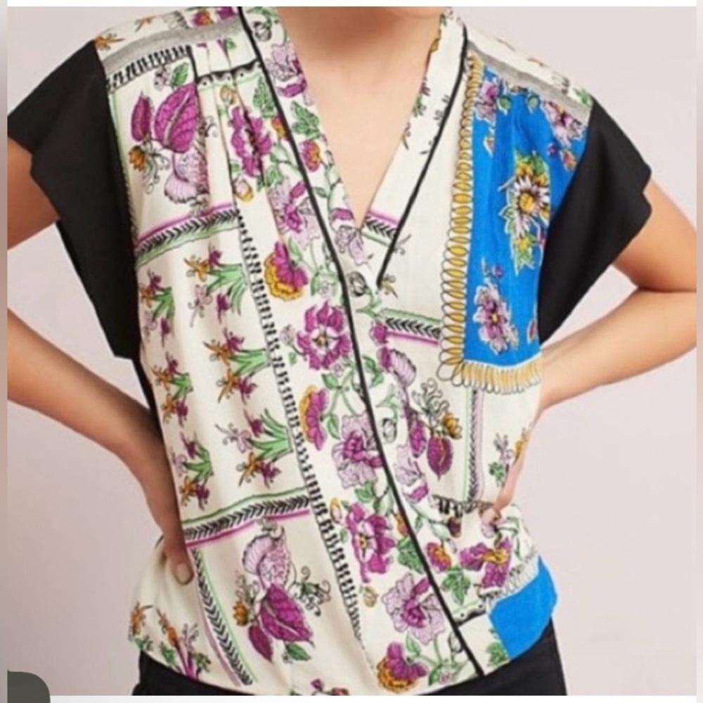 printed Top Size Medium From Anthropologie